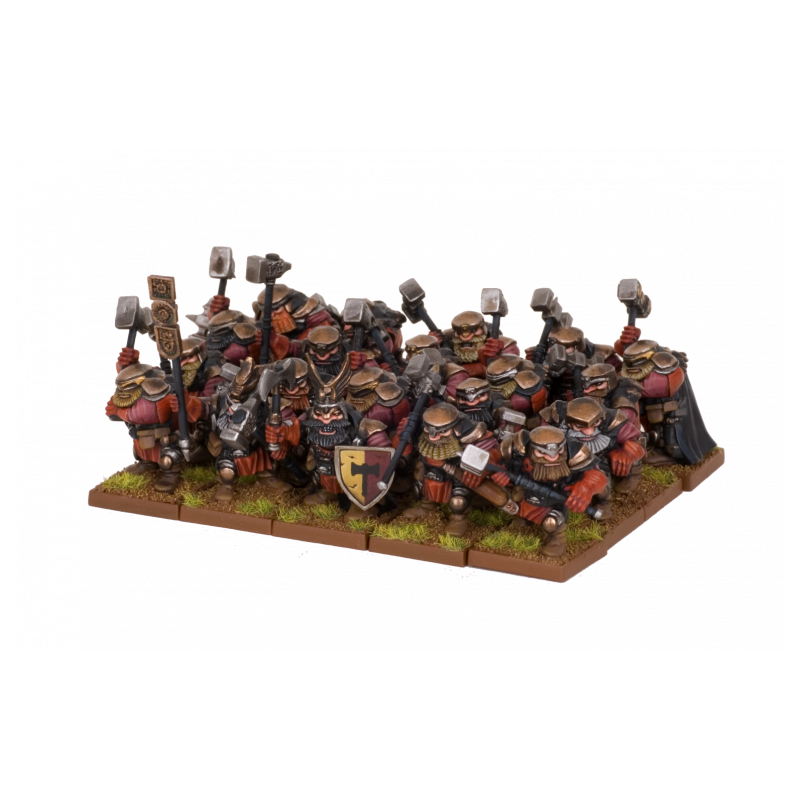 Kings of War Nains -RÉGIMENT DE BRISE-PAVOIS