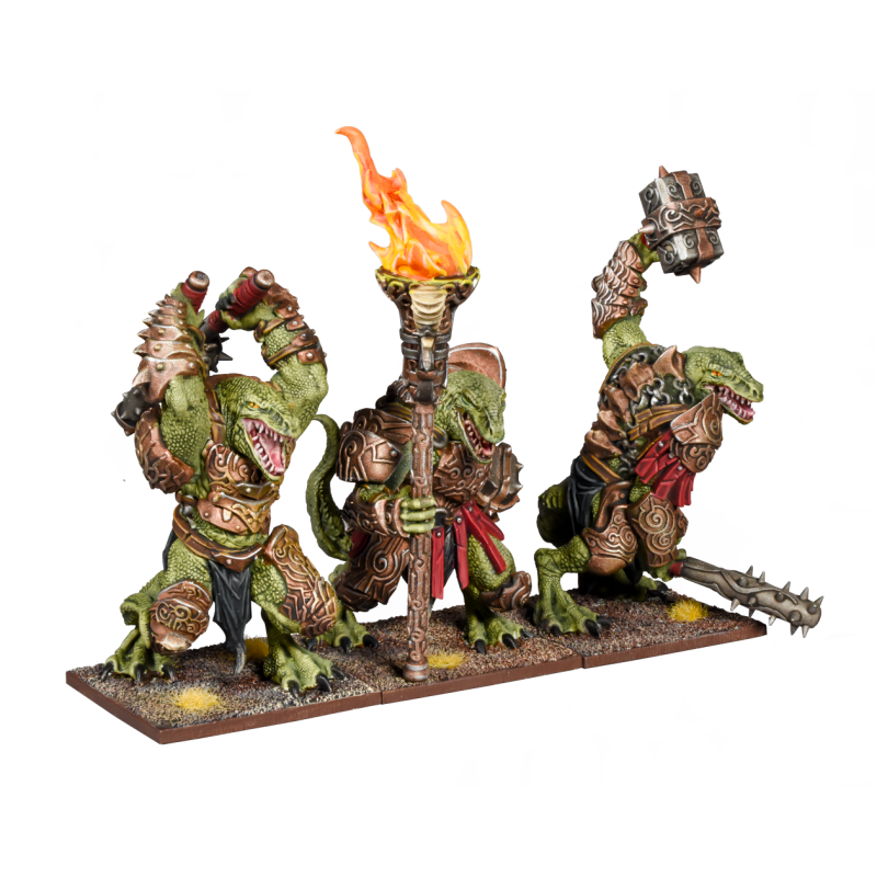 Kings of War Salamandres - RÉGIMENT DE TYRANS