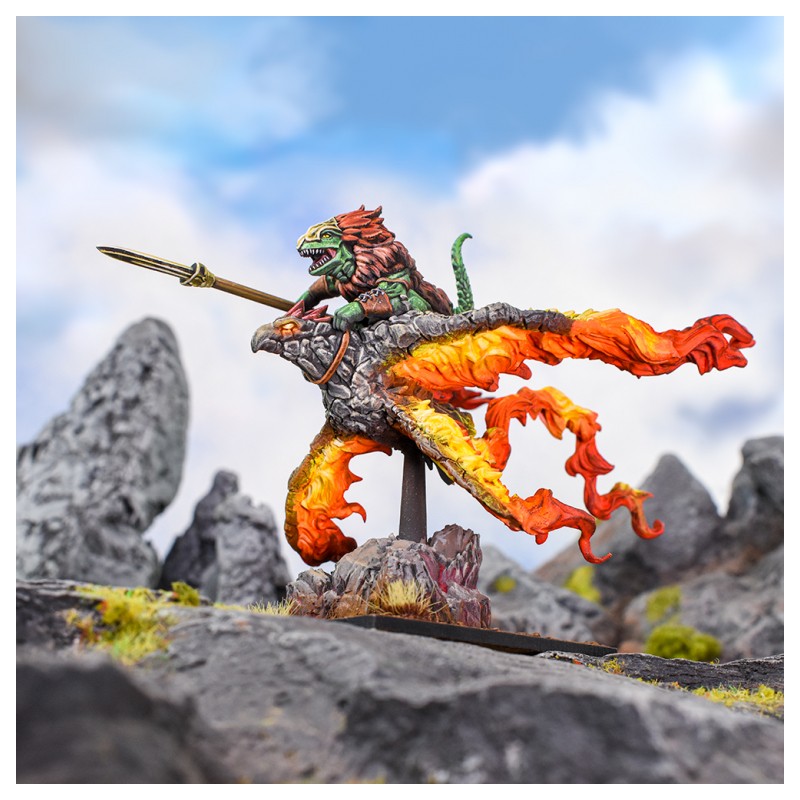 Kings of War Salamandres -SEIGNEUR CÉLESTE GHEKKOTAH