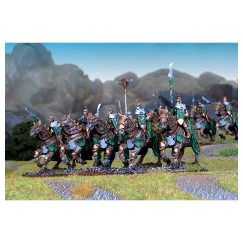 Kings of War Elfes -RÉGIMENT DE CAVALIERS DES TEMPÊTES