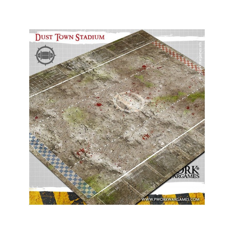 Tapis de jeu Blood Bowl néoprène - Dust Town Stadium (RUPTURE DE STOCK FOURNISSEUR)