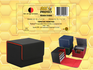 DeckBox Premium NOIR-ROUGE Beeprotect (EN STOCK)