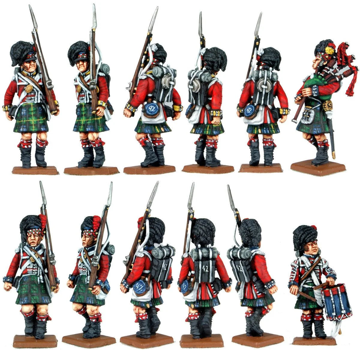 Victrix Miniatures 28mm Napoléonienne - British Napoleonic Highlander Centre Companies