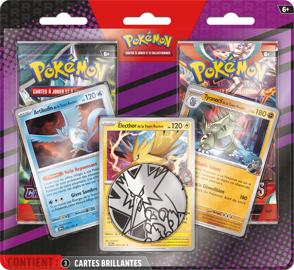Pokémon : pack 2 boosters Q4 25 (Blister) 3 c.p. (Limité à un exemplaire par client)