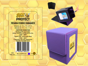 DeckBox Commander Premium VIOLET Beeprotect