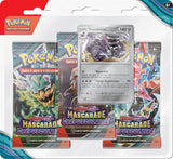 Pokémon EV06 :  Mascarade crépusculaire pack 3 boosters VROMBOTOR