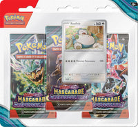 Pokémon EV06 :Mascarade crépusculaire pack 3 boosters RONFLEX (EN STOCK)