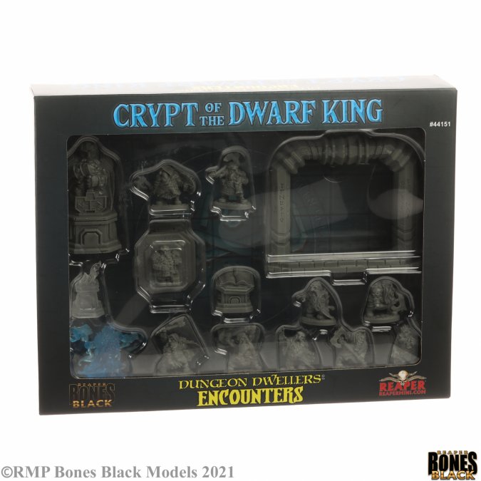 Reaper Miniatures : Coffret La Crypte du Roi Nain (Disponible en mai)