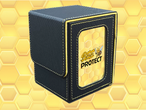 DeckBox Commander Premium NOIR-JAUNE BeeProtect