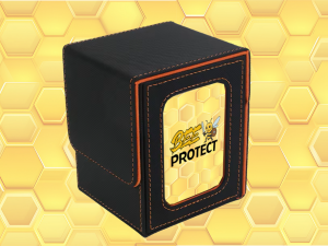 DeckBox Commander Premium NOIR-ORANGE BeeProtect
