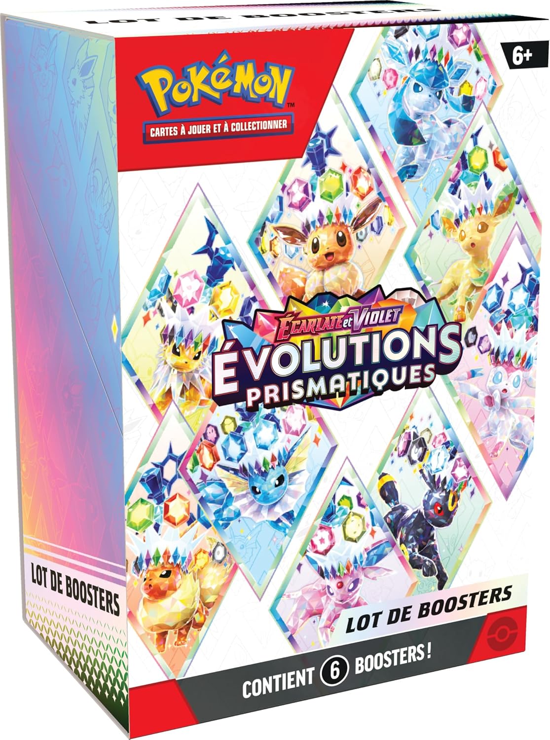 Pokémon EV8.5 : Bundle - 6 boosters Évolutions Prismatiques