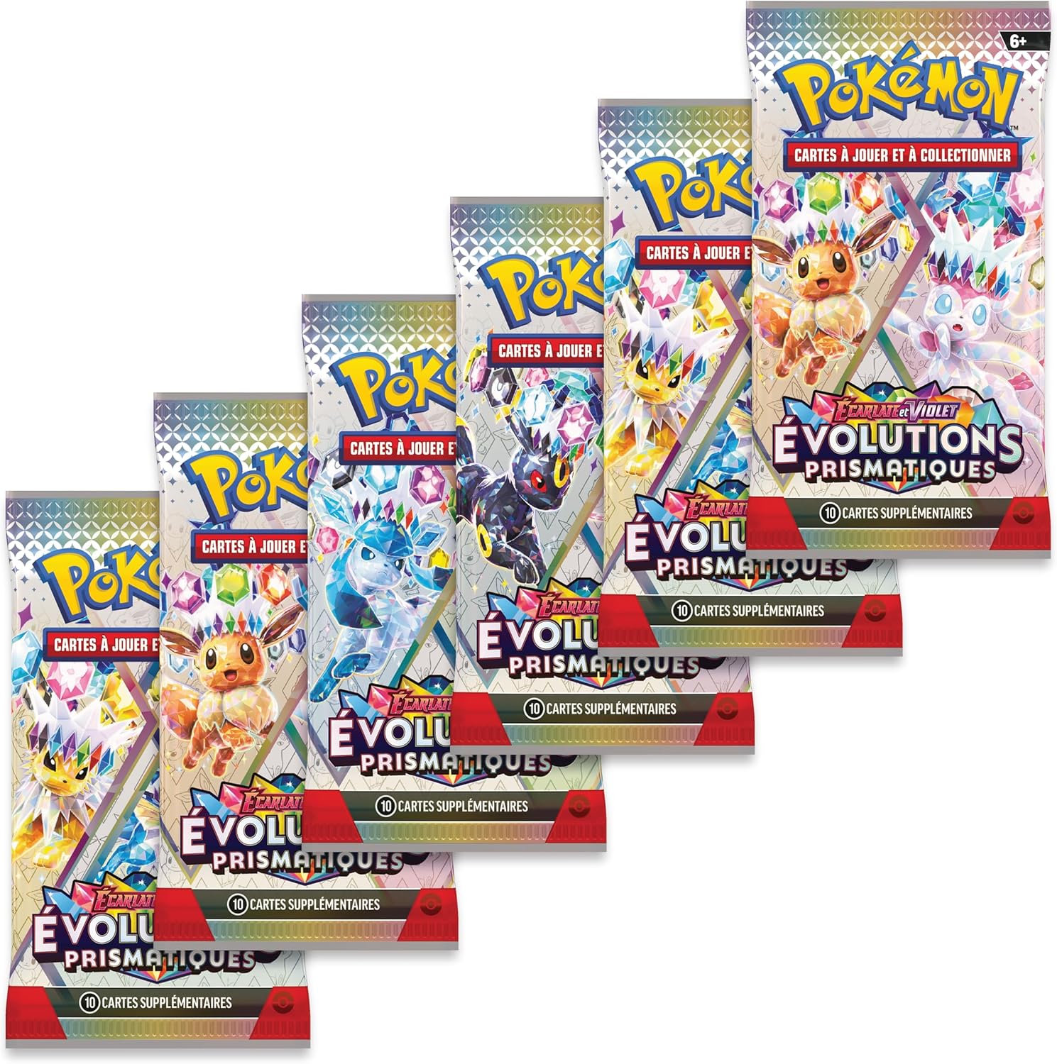 Pokémon EV8.5 : Bundle - 6 boosters Évolutions Prismatiques