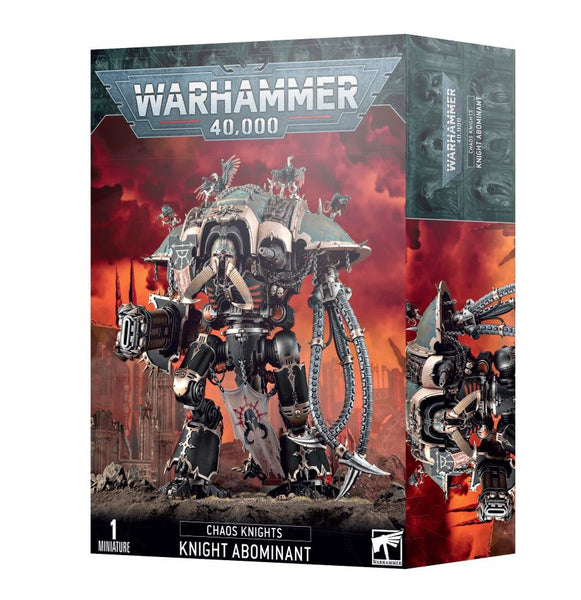 SPACE MARINES DU CHAOS: CHAOS KNIGHTS: Chevalier Abominable