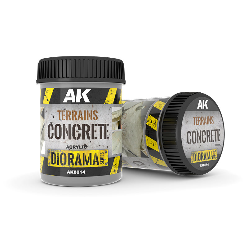 AK Interactive Diorama :TERRAINS CONCRETE - 250ml (Acrylic)