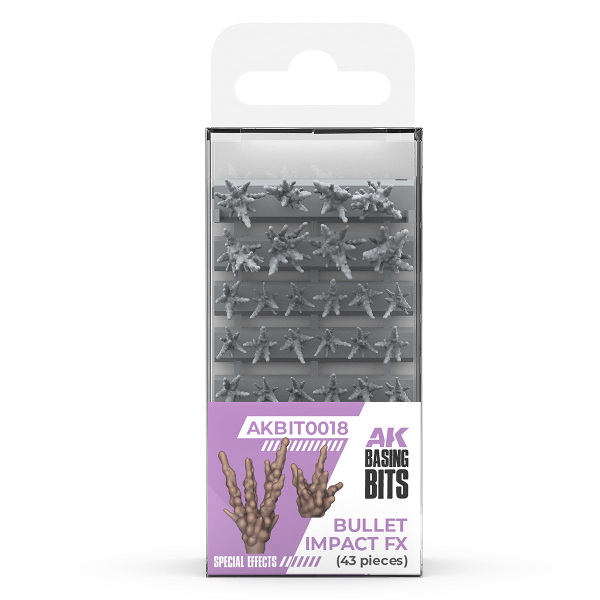 AK Interactive - Basing bits -  Special effects - Bullet impact FX