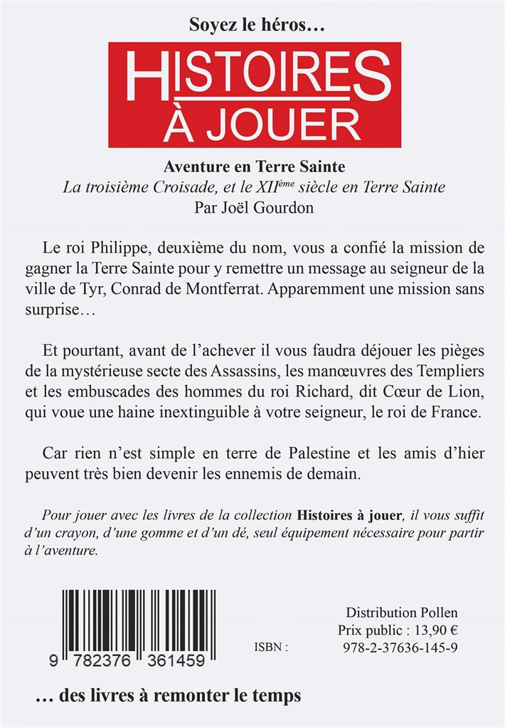 Aventure en terre sainte