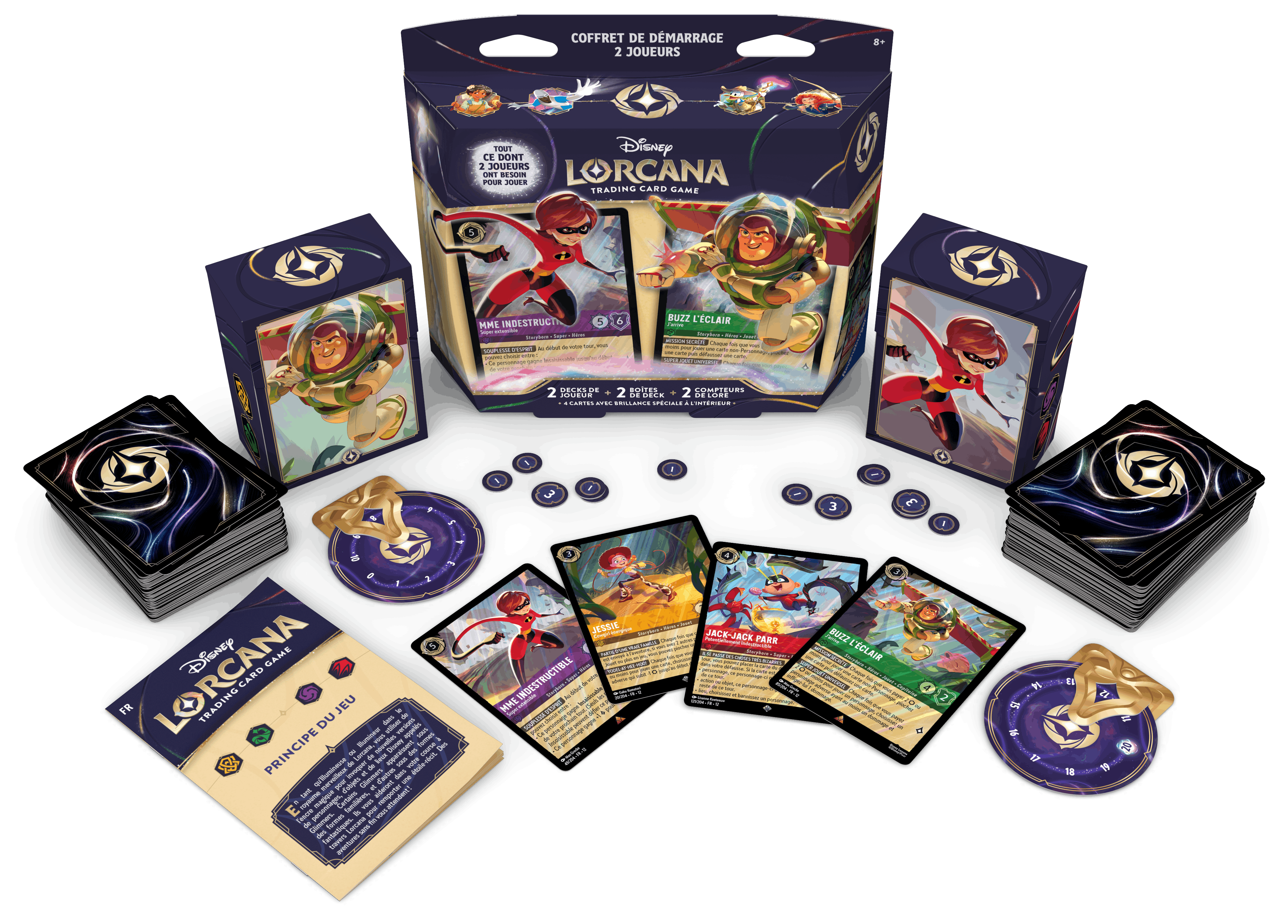 Lorcana Set 12 Contrées Inconnues -  Decks Préconstruits 2 joueurs (Précommandes sortie le 15 mai)