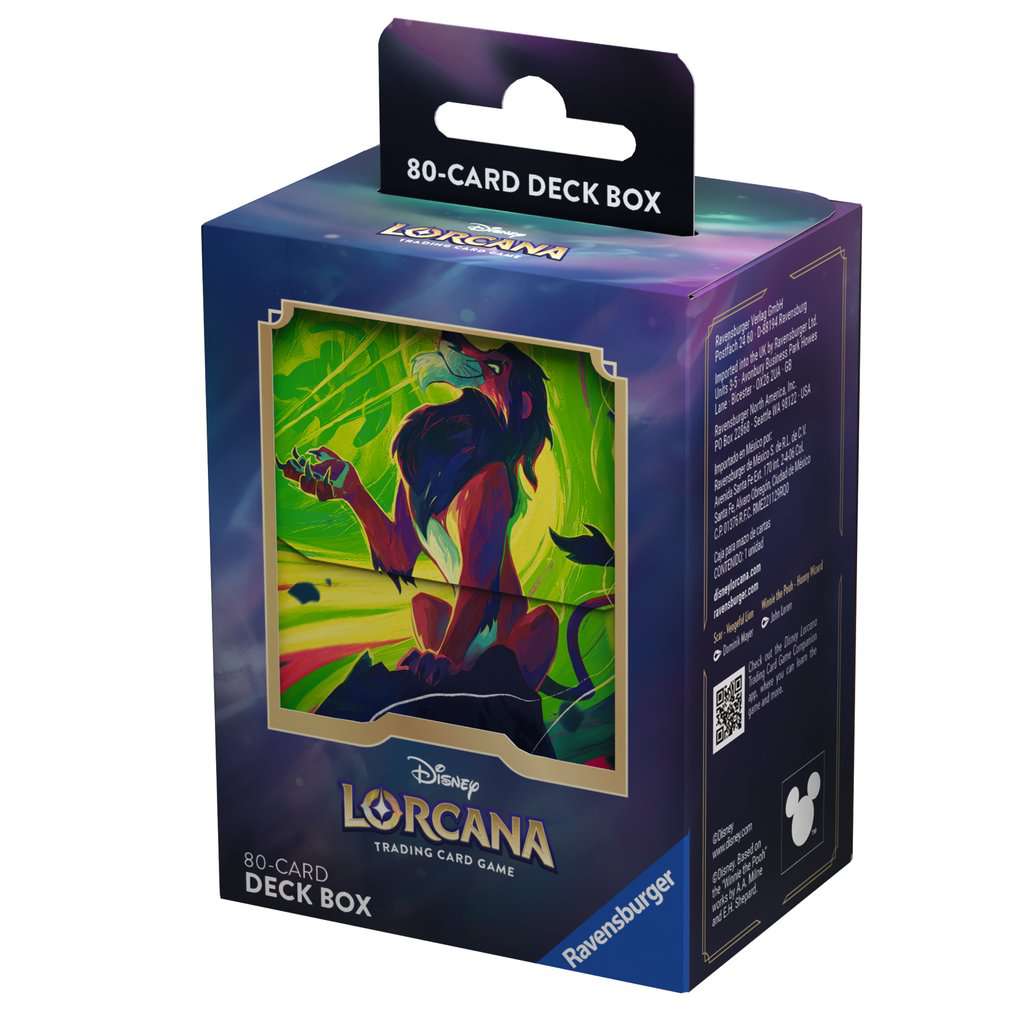 Disney Lorcana S6 - Boîte rangement - Scar