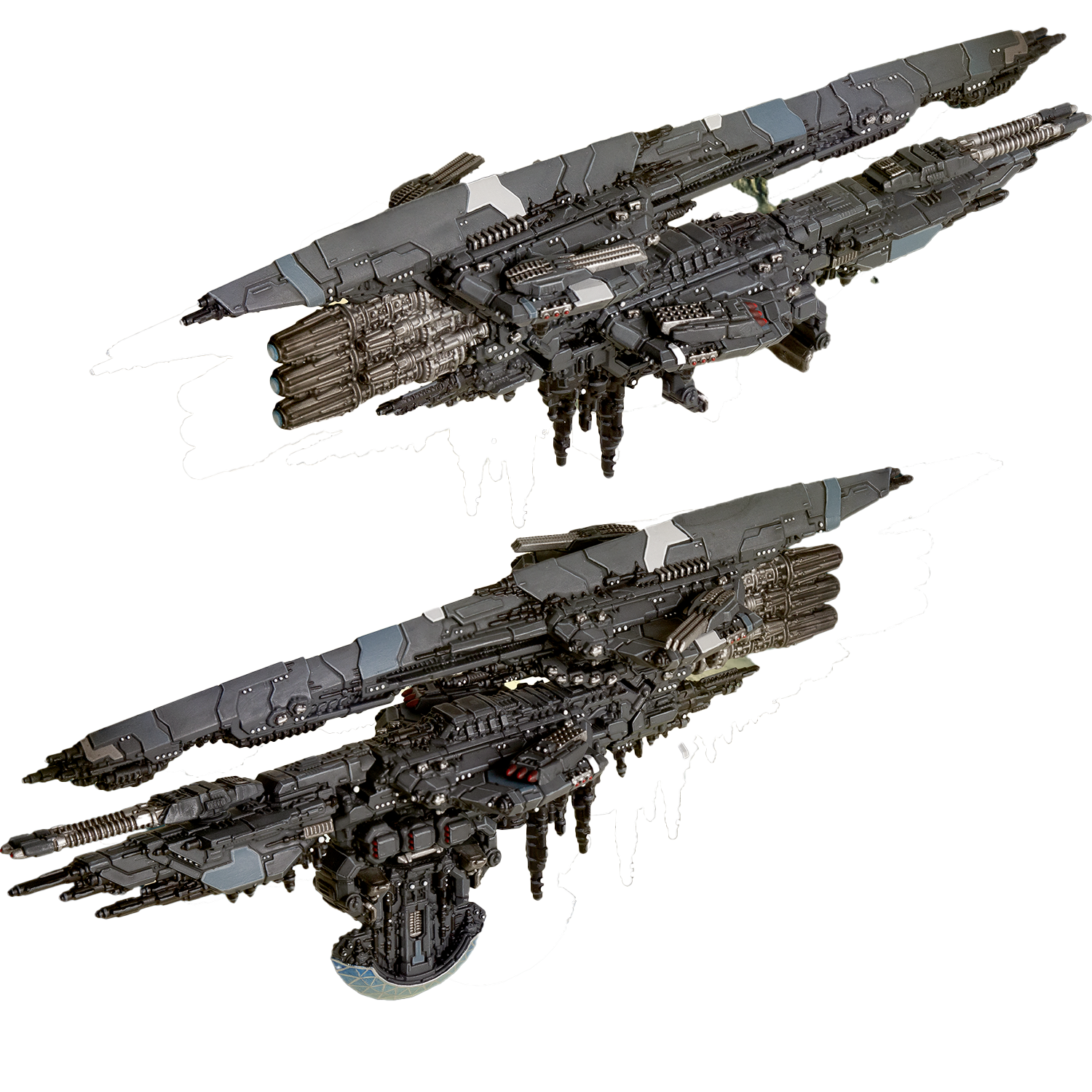 Dropfleet Commander - UCM Battlecruisers (plastique)