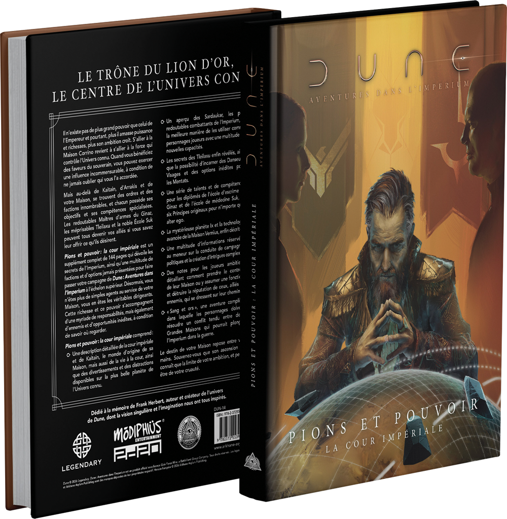 Dune : Le jeu de role : Pions et Pouvoir (LIVRAISON GRATUITE)