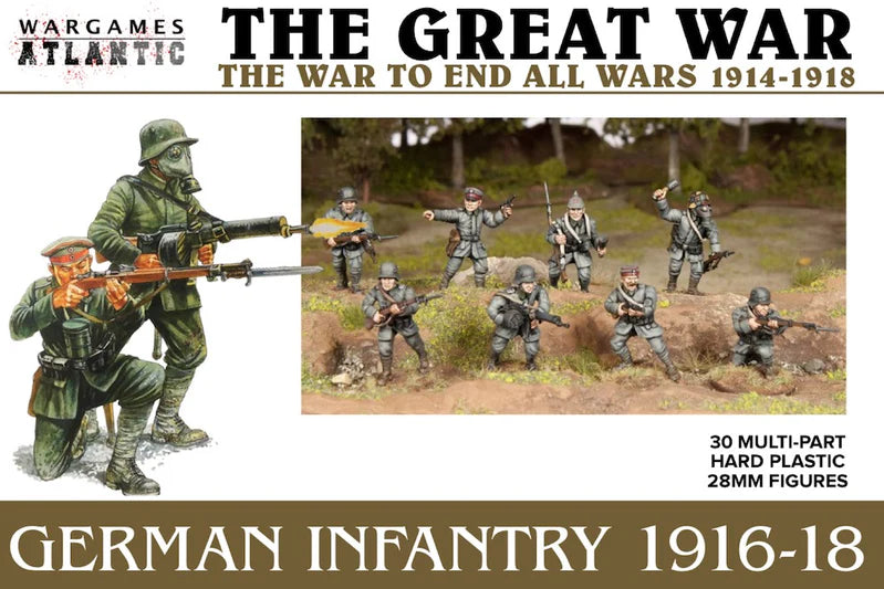WargamesAtlantic : WW1 : German Infantry (1916-1918)(RUPTURE DE STOCK FOURNISSEUR)