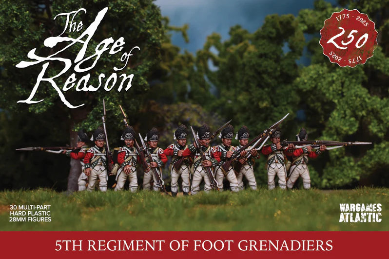 WargamesAtlantic : The age of reason / 5th Regiment of Foot Grenadiers