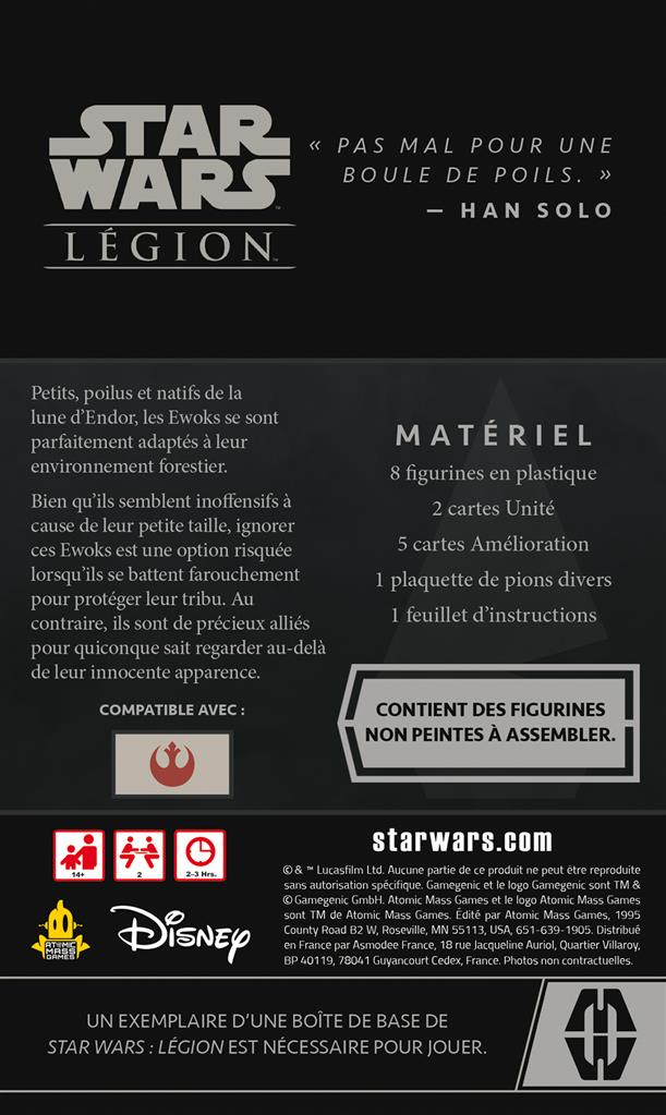 Star Wars Légion : Guerriers Ewok : Extension d’Unité