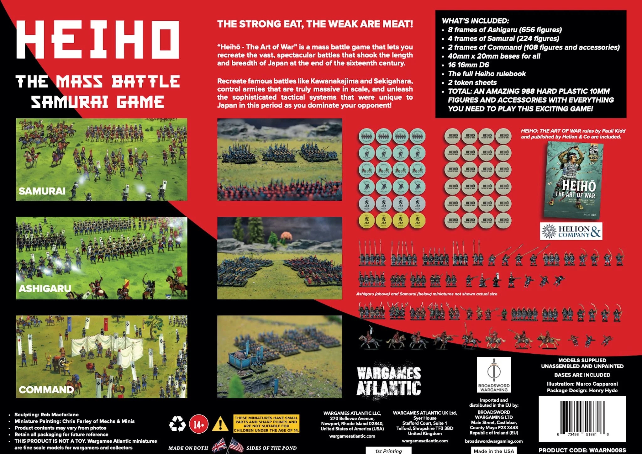 WargamesAtlantic : CFB10mm/Heiho: The Mass Battle Samurai Game