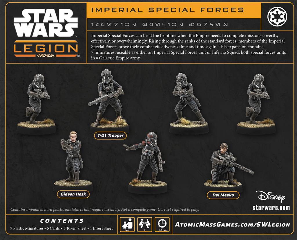 Star Wars Legion: Imperial Special Forces