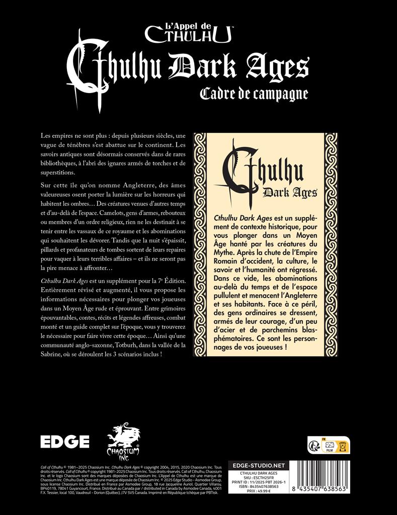 L’Appel de Cthulhu : Cthulhu Dark Ages