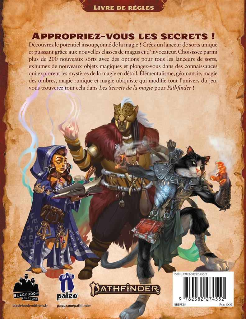 Pathfinder 2 : Les Secrets de la Magie (LIVRAISON GRATUITE)