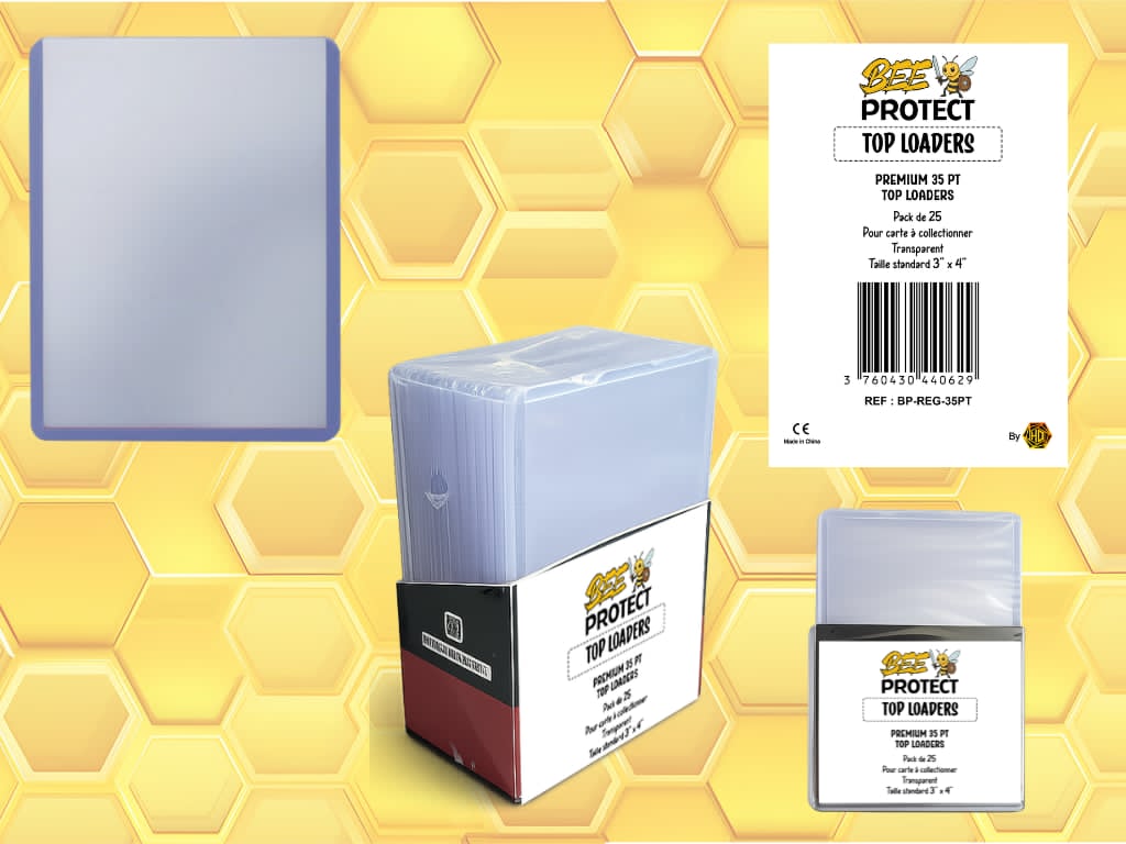 Top Loaders 35PT 3″x4″ pack de 25 pieces