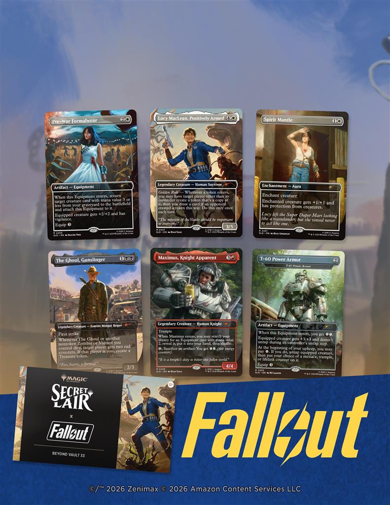 Magic The Gathering: Secret Lair Fallout Vault 33