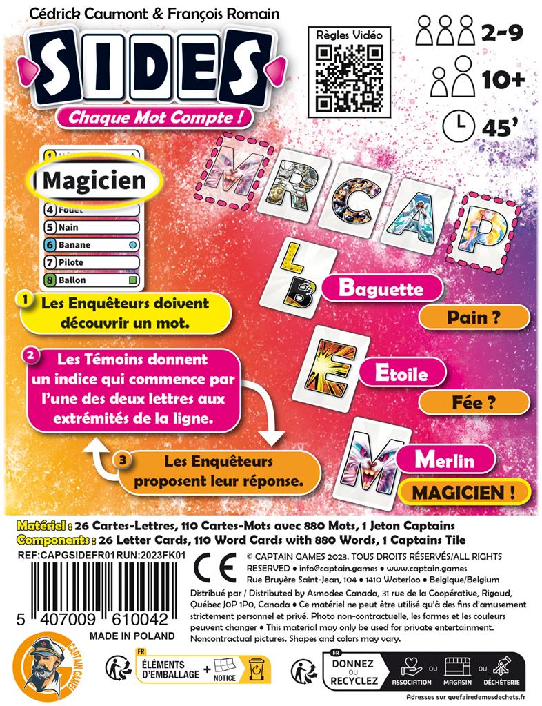 Sides  (EN STOCK)(SOLDES D'HIVER 2026)