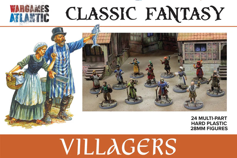 WargamesAtlantic : ClassicFantasy / Villagers (EN STOCK)