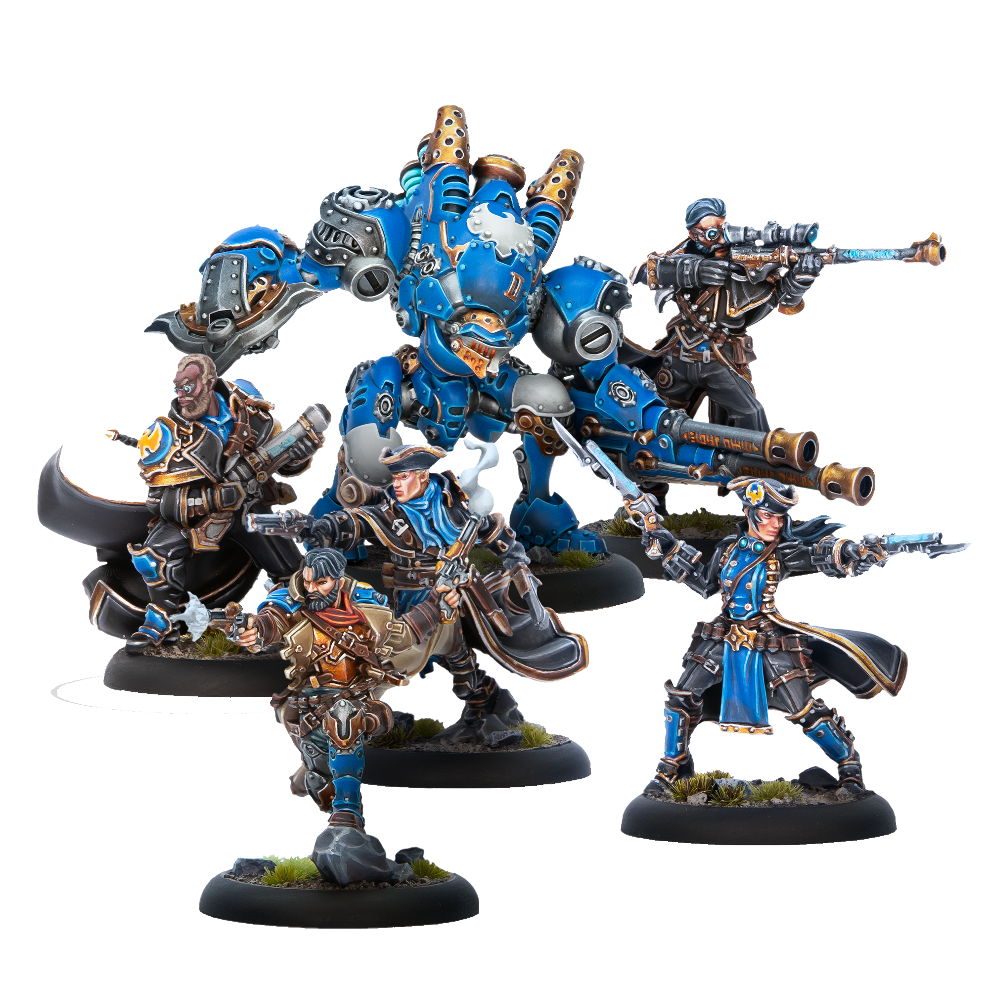 WARMACHINE - CYGNAR HELLSLINGERS COMMAND CADRE