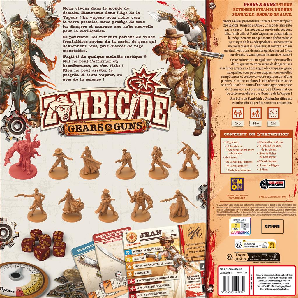 Zombicide Undead or Alive : Gear and Guns (Extension)