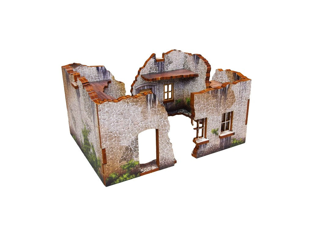 WW2 Achtung Panzer Normandy Ruin 1 (28mm) PRÉPEINTS