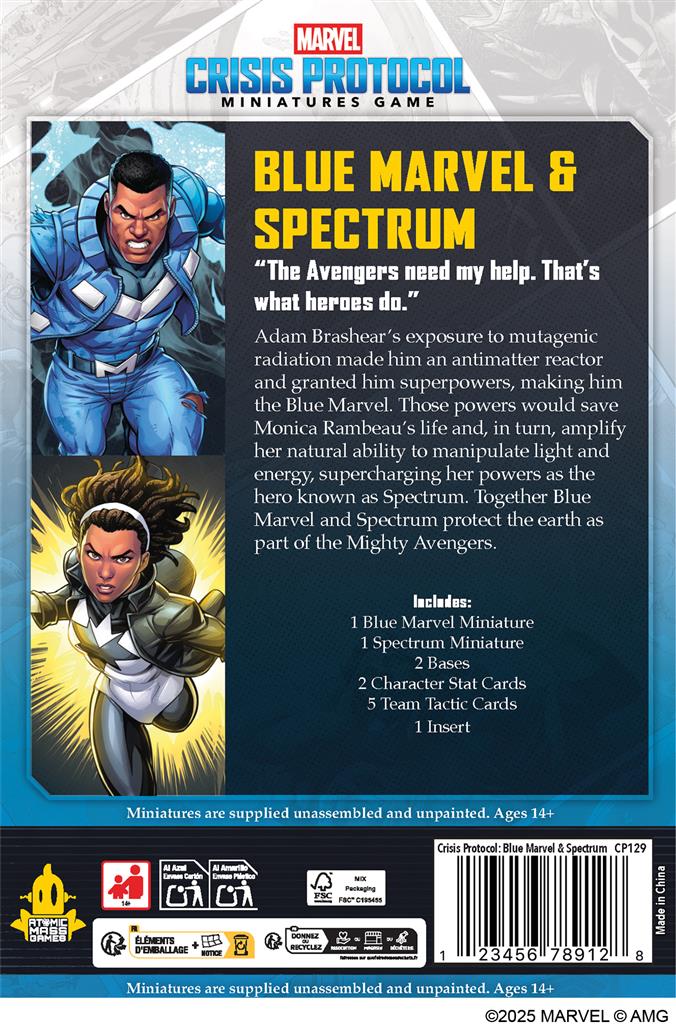 Marvel Crisis Protocol: Spectrum & Blue Marvel