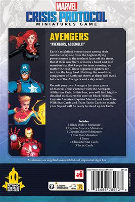 Marvel Crisis Protocol : Avengers Affiliation Pack