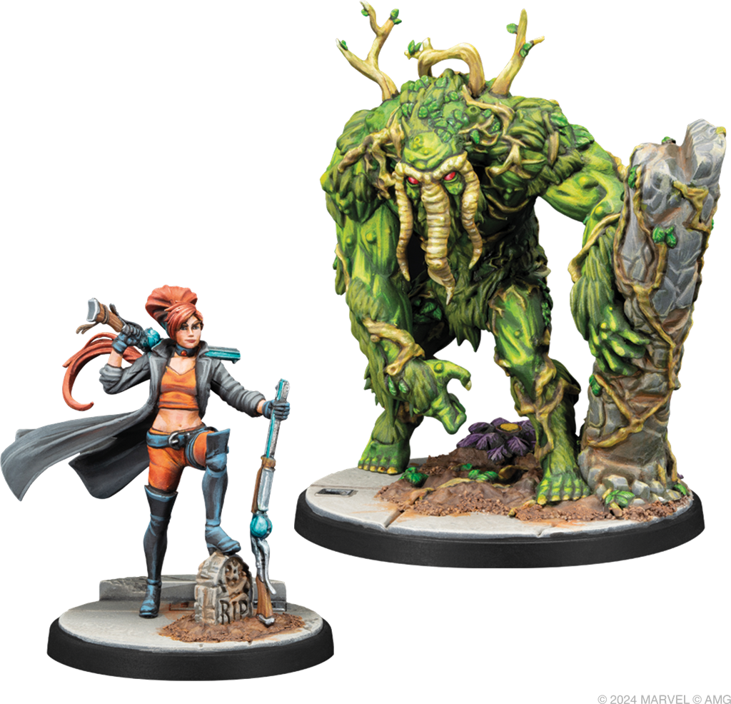 Marvel Crisis Protocol:Elsa Bloodstone & Man-Thing (EN STOCK)
