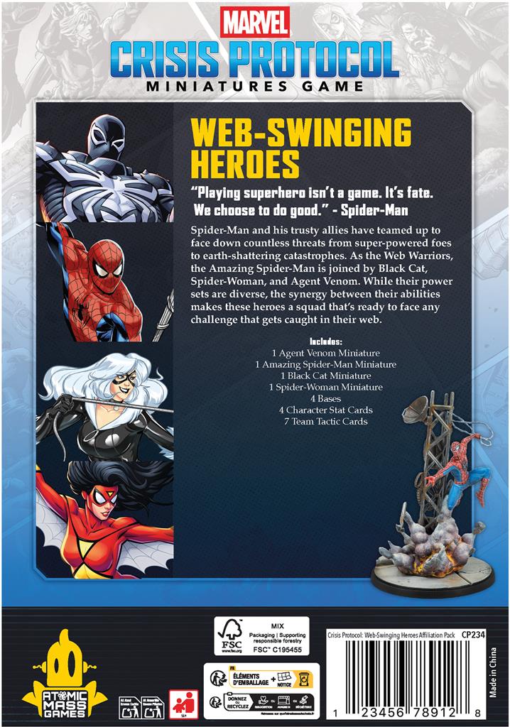 Marvel Crisis Protocol: Web Swinging Heroes (Affiliation)