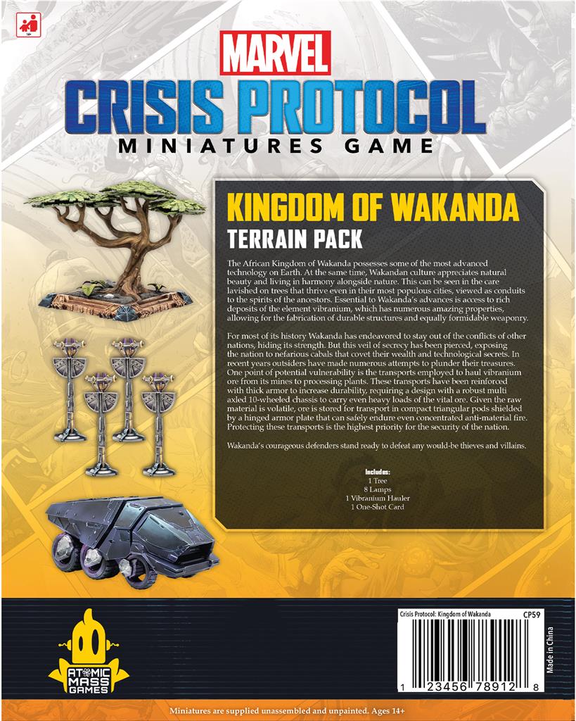 Marvel Crisis Protocol: Kingdom Wakanda Terrain  Pack (EN STOCK)