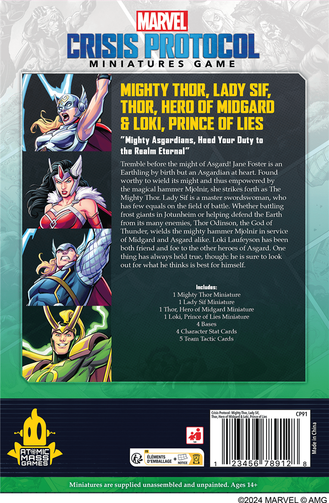 Marvel Crisis Protocol :Mighty Thor, Lady SIF