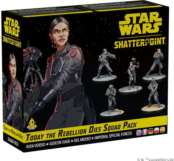 Star wars shatterpoint :set d’escouade La Rébellion meurt aujourd’hui