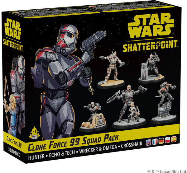 Star wars shatterpoint :Clone Force 99 - Set d’Escouade (EN STOCK)(PROMOTION)