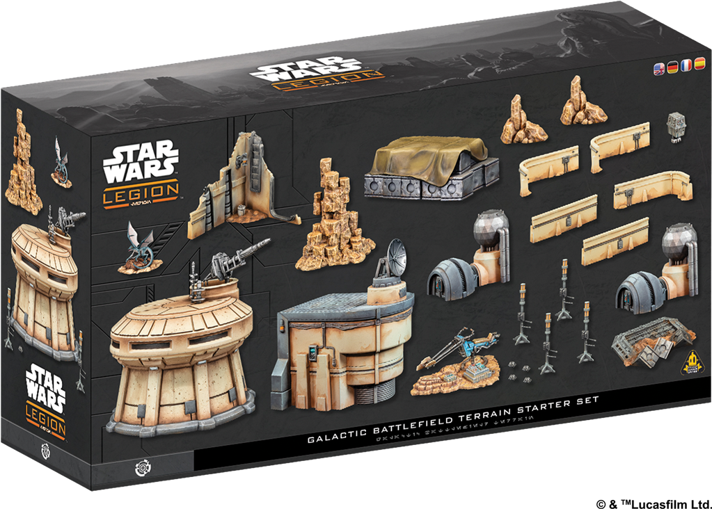 Star wars legion :Galactic Terrain Set (Terrain) (LIVRAISON GRATUITE)