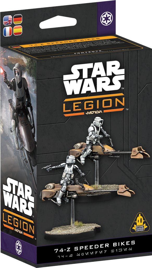 Pack nouveautés Star Wars : Z-74 Speeder Bike Unit (Reissue)/Imperial Death Troopers (Reissue)/E-Web Heavy Blaster (Reissue)