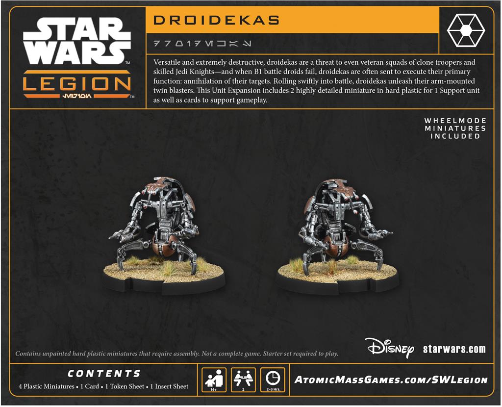Star wars legion : Droidekas (Reissue)