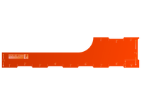 AoS 9 inch Range Ruler - Orange